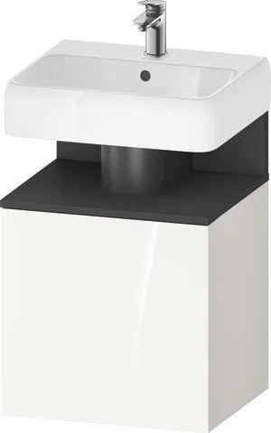 Duravit Qatego Waschtischunterbau wandhängend Weiß Hochglanz 490x420x645 mm - QA4077L49220000 QA4077L49220000