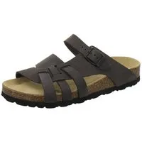 AFS-Schuhe 212282 Kralle Pantolette für Damen mit Fußbett, bequeme Sandalen aus Leder