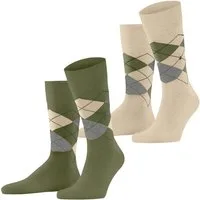 Burlington Socken Everyday Argyle Socken (2-Paar)