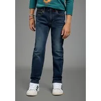 KIDSWORLD Straight-Jeans Gerade Stretchjeans Stretchjeans in authentischer Waschung