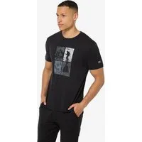 SUPER.NATURAL Funktionsshirt für Herren, Merino M GO HIKING TEE mit Berg-Motiv, atmungsaktiv