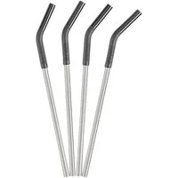Klean Kanteen Trinkflasche Edelstahl Metall Strohhalm Set 4er Set mit Bürste - Straw Set