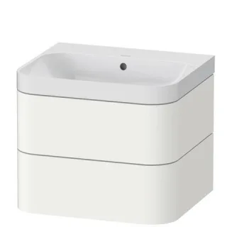 Duravit Happy D.2 Plus c-shaped Set wandhängend Weiß 575x490x480 mm - HP4345N8484 HP4345N8484