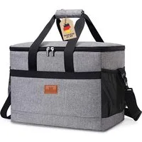 Intirilife Thermobehälter, Oxford Gewebe, (Tragbare Kühltasche mit Volumen 33 Liter, 1-tlg), Transportieren von Lebensmittel Lunchtasche Thermotasche Isoliertasche