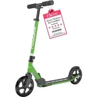 Hudora Cityroller Scooter Start 200 Höhenverstellbarer & zusammenklappbarer Cityroller, Kinder- & Erwachsenenroller für bis zu 100kg mit Ständer
