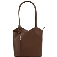 Cluty Cityrucksack, echt Leder, Made in Italy