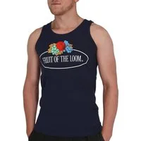 Fruit of the Loom Rundhalsshirt √§rmelloses T-Shirt mit Vintage-Logo
