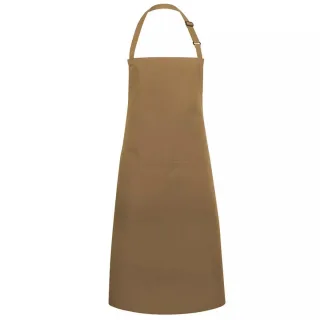 Karlowsky - Latzschürze "Basic", Tasche (Senf)