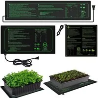 VIVIHEYDAY Heizmatten Zimmergewächshaus Wärmematte Reptil, Temperatur Heizkissen, Amphibien Pet Mat Wärmer Bett Matte