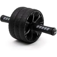 NEOLYMP Bauchmuskelmaschine Bauchtrainer - gezieltes Training der Bauchmuskeln- Bauchmuskeltrainer (Set, Bauchroller, Unterlage für die Knie, 3 Räder - individuell anpassbar), Rutschfest und Stabil, gepolsterte Griffe, Hält bis zu 150kg stand