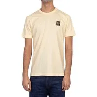 Belstaff T-Shirt Retro 1924 Patch Regular Fit Shirt Gesticktem Rand versehener Phoenix-Patch auf der Brust