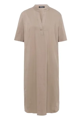 FRANK WALDER - Blusenkleid ELEMENTS mit tollem Look iced coffee - Gr. - 38
