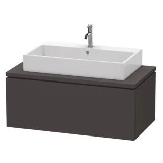 Duravit L-Cube Konsolenwaschtischunterbau wandhängend Graphit Supermatt 1020x547x400 mm - LC58140808 LC581408080