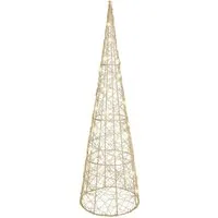 I.GE.A. LED-Dekofigur LED-Pyramide, Dekofigur Weihnachtspyramide Weihnachtsdeko Weihnachtsbaum Christbaum