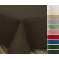 Beautex Tischdecke Fleckenabweisende bügelfreie Tischdecke mit Lotuseffekt, Leinenoptik (1-tlg)