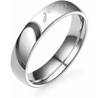 Eyecatcher Fingerring Eleganter Partnerring – Verlobungsring & Trauring in Schwarz oder