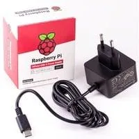 Offizielle Black Raspberry Pi 5.1V/3A PSU, Netzteil schwarz