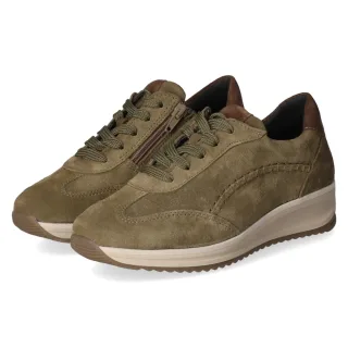 Beliana Low Sneaker AMBER - Gr. 36 - Grün - Rauleder