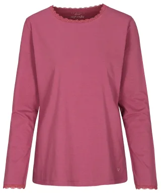 IN LINEA - Da.-Shirt Spitze jam - Gr. - 42
