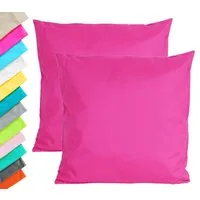 JACK Dekokissen 2x Outdoor Lounge Kissen 45x45cm Dekokissen Set mit Füllung Wasserfest, mit Lotus-Effekt, Robust, Strapazierfähig, für Innen & Außen geeignet