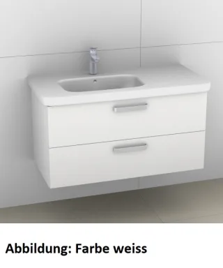 Artiqua 411 Waschtischunterschrank für DuraStyle 232510 Becken links Quarzgrau Matt Select, 411-WU2L 411-WU2L-D45-7163-173