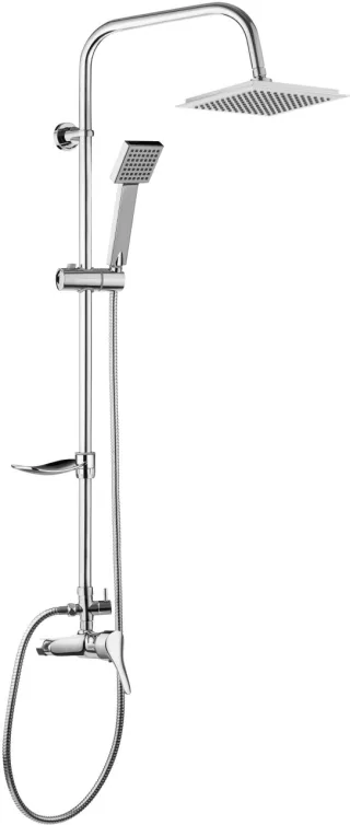 Neuesbad Serie 620 NEO 1-Funktion Duschsäule mit Armatur, Chrom NB1DENBJ01SK1
