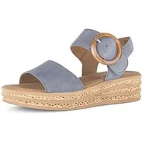 Gabor Keilsandalette, Riemchensandale, Sommerschuh mit modischer Zierschnalle