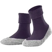 FALKE Socken Cosyshoe Hausschuhe (1-Paar) mit Merinowolle & rutschhemmender Sohle