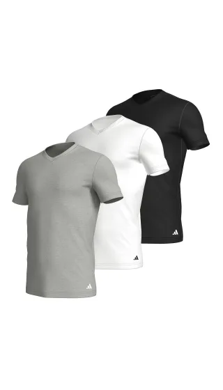 Adidas Sportswear Underwear - V Neck Shirt (3PK) assorted - Gr. - XL