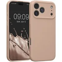kwmobile Smartphone-Hülle Handyhülle für Apple iPhone 17 Pro Max Hülle, Hülle Silikon gummiert - Handyhülle - Handy Case in Altrosa