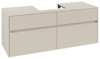Villeroy & Boch Waschtischunterschrank Collaro C073B0 1400x548x500mm m. Bel. 4 Ausz. Waschtisch mitt C073B0VN