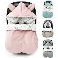 BABEES Fußsack Fußsack BABYFUßSACK für Babyschale Frühling Übergang warm mit Füllung, Einschlagdecke Fußsack Universal Baby GANZJÄHRIG
