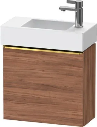 Duravit D-Neo Waschtischunterbau wandhängend Nussbaum Matt 484x222x440 mm - DE4219L34790000 DE4219L34790000