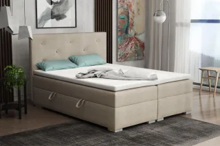 Boxspringbett Schlafzimmerbett PADUA 180x200cm inkl.Bettkasten