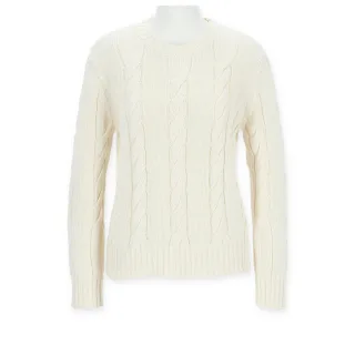 Halsüberkopf Accessoires - Pullover Zopf natur - Gr. - m