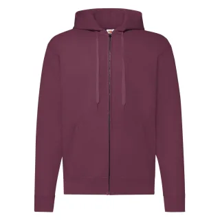 Fruit of the Loom - "Classic" Kapuzenjacke für Herren/Damen Unisex (Burgunderrot)