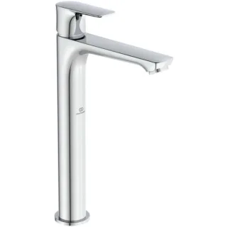 Ideal Standard Connect Air Waschtischarmatur A7028AA verlängerter Sockel, Blue Start, Ausladung 150mm, ohne Ablaufgarnitur, verchromt