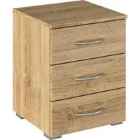 rauch Nachtkommode Nachttisch Nachtkonsole Beistelltisch Kommode Sideboard TORRENT, mit 2 geräumigen Schubkästen, Breite 40 cm MADE IN GERMANY