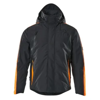 MASCOT Tolosa Winterjacke HARDWEAR Schwarzblau / Hi-vis Orange S - 15035-222-01014-S