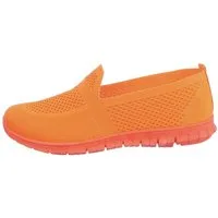 Ital-Design Damen Low-Top Freizeit Slipper (82285435) Flach Sneakers Low in Orange