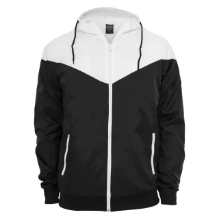 Urban Classics - "Arrow Windrunner" Softshelljacke für Herren (Schwarz/Weiß)