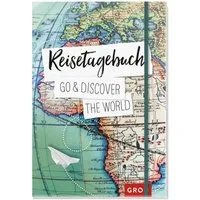 groh Verlag Notizbuch Reisetagebuch Go & discover the world