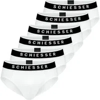 Schiesser Slip 6er Pack 95/5 Organic Cotton (Spar-Set, 6-St) Rio Slip / Unterhose - Baumwolle - ohne Eingriff