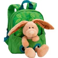 Nici Kinderrucksack Travel Friends, Rucksack mit Plüsch Hase, 25 cm