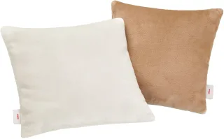 s.Oliver Dekokissen "double soft Kissen s.Oliver" Kissenhüllen ohne Füllung, 2 Stück, mit samtig weicher Oberfläche
