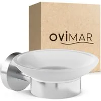 ovimar Seifenschale, Breite: 3.60 cm, 1-St., aus Edelstahl in Silber zur Zum Bohren