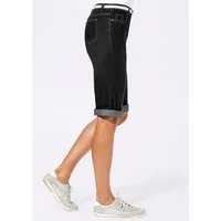 Witt Jeansshorts Jeans-Bermudas leicht vertieft