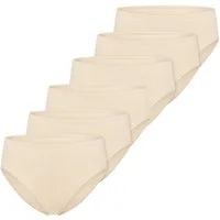 Schiesser Hüftslip 6er Pack Essentials Cotton (Spar-Set, 6-St) Slip - Baumwolle - Atmungsaktiv - Optimale Passform