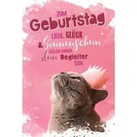 Skorpion Grußkarten Geburtstag - Glückwunschkarte im Format 11,5 x 17 cm mit Umschlag
