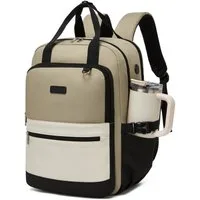 KONO Rucksack für Damen – Wasserdichter 2-in-1-Laptoprucksack, 15,6 Zoll
